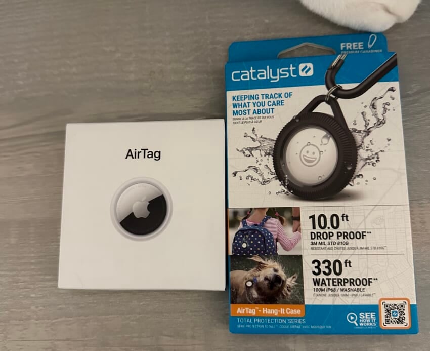 AirTagとCatalystケース